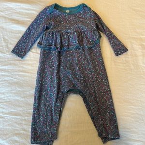 Tea Collection 12-18 Long Sleeve Romper
